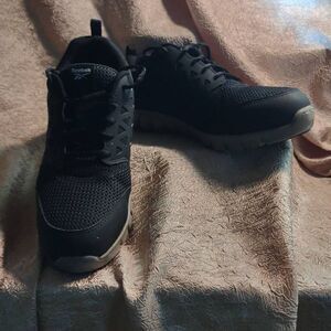 Reebok Men's Sublite Cushion Athletic Work Sneakers Shoes Black Size 9